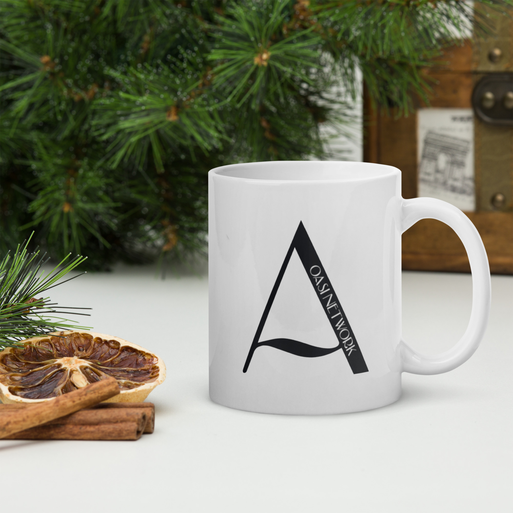 Tazza bianca lucida - immagine 3